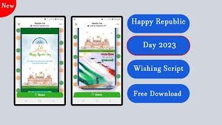 Happy Republic Day 2023 Wishing Script | | Republic Day viral Wishing Script blogger | 26 january