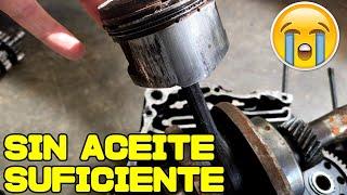 QUE PASA SI MI MOTO SE QUEDA SIN ACEITE / ESTO SUCEDE SI TU MOTO SE QUEDA SIN ACEITE / SE FUNDE