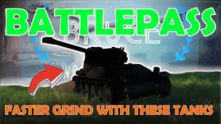 Best 3 tanks for BATTLEPASS | World of Tanks with BRUCE