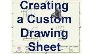 Create A Custom Drawing Template