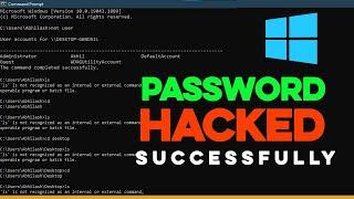 Crack System password without current password | Change Password With ONE CMD command