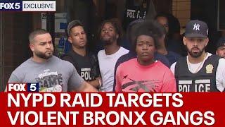 NYPD takedown targets 'some of the worst' Bronx gangs, drill rappers | Exclusive video