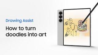 Galaxy Z Fold6: How to use Drawing Assist | Samsung