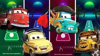 ️ Tow Mater vs Dinoco King vs Lightning Mcqueen vs Cursed Miss Fritter /\ Coffin Dance 