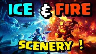 Clash of Clans: Reviewing the Fire and Ice Scenery & Royal Champion Ice Skin!