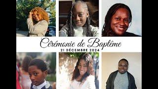 Cérémonie de Baptême du 21/12/2024 - Église Adventiste du 7ème jour de Franconville