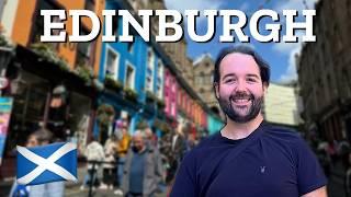 I eat HAGGIS PIZZA and spend the day in Edinburgh, Scotland