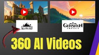 How to Create 360 AI Videos with this Amazing AI Video Generator Tool