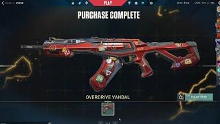 Buying the Overdrive Vandal in Valorant !!