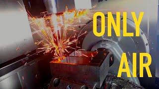 2021 Bohren ohne Kühlung - Drilling without cooling SlowMotion Sony R0ii DMG cnc solid carbide Drill