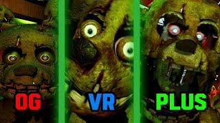 FNAF 3 VS FNAF 3 VR VS FNAF 3 PLUS