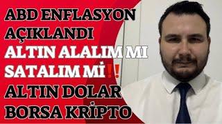 ABD Enflasyon Açıklandı. Altın Alalım Mı Satalım Mı? Altın Yorumları. Dolar Yorumları. Borsa. Euro