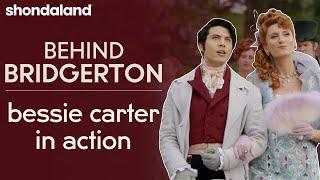 Behind Bridgerton Outtake: Bessie Carter in Action | Shondaland