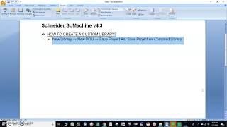 Basic programming Schneider SoMachine - Create/add a custom library.