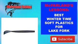 McFARLAND'S LESSONS: BEST WINTER TIME SOFT PLASTICS ON LAKE FORK FOR BASS FISHING