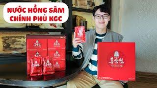 Công Dụng Của Nước Hồng Sâm Chính Phủ KGC (Korean Ginseng Corporation) - Hộp 30 gói x 70ml