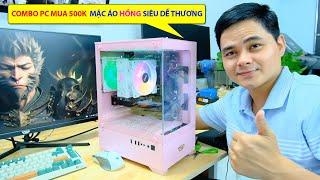 PC Mua 500K và Quá Trình Lắp Vỏ Thùng Case VSP AQUAL X3 Bể Cá Siêu Dễ Thương