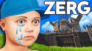 They made him cry so we zerged them - Rust Zerg