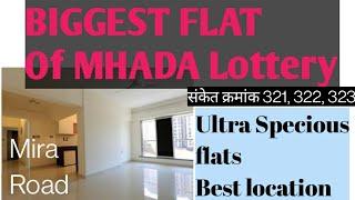 Biggest flat of MHADA Lottery 2021. Mira Road 321, 322 and 323