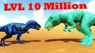 Giga Lvl 10 Million VS Rex Lvl 10 Million