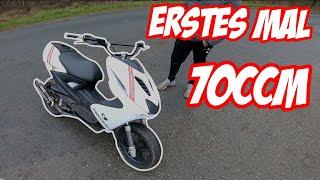 Ich FAHRE EINE Yamaha Aerox 70ccm! | Hartriders