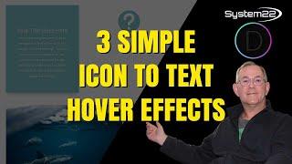 Divi Theme 3 Icon To Text Hover Effects You May Not Know