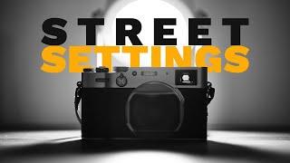 Fujifilm X100V Street Photography Settings 2024