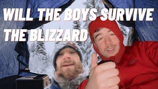 WILL THE BOYS SURVIVE THE BLIZZARD - Wild Camping in Northern Ireland!