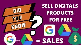 How to sell digital products with google sites and google drive + Free payment gateway included