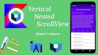 How to Implement Vertical Nested ScrollView in Jetpack Compose | Android | Kotlin | Make it Easy