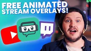 FREE Animated Stream Overlays For SLOBS and OBS - With Download!