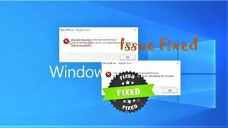 how to repair system errors VCRUNTIME140.dll easily in windows 7/ 8/ 10/ 11