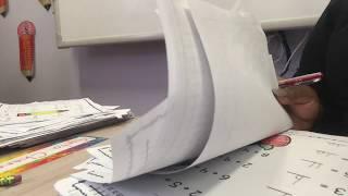 ASMR Grading papers/ Paper Document Sorting PAGES  (NO TALKING)