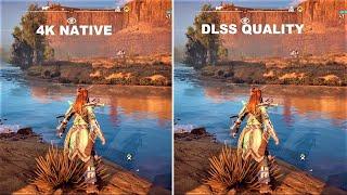 Horizon Zero Dawn 4K Native vs DLSS Quality