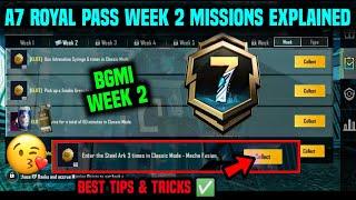 BGMI WEEK 2 MISSIONS / A7 WEEK 2 MISSION / WEEK 2 MISSION BGMI / A7 RP MISSION WEEK 2 EXPLAINED