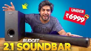 BEST 2.1 Home Theater Soundbar *UNDER ₹7000 Rs* in 2024 !! ️ Crossbeats BLAZE B600 Soundbar Review!