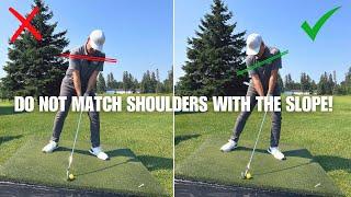 KEEP YOUR HEAD STEADY BEHIND THE BALL WITH THIS DOWNHILL SHOT DRILL!