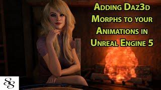 Using Daz3d morphs in Unreal Engine5 Animations