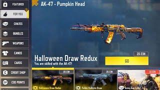 Unlock AK-47 Pumpkin Head Draw in FOR YOU Trick! | COD Mobile | CODM