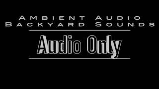 Ambient Audio - Backyard Sounds, 4 hours 44 minutes in 4k