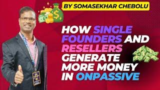 How income generates Single founder and also Affiliates Must watch  by Somasekhar chebolu