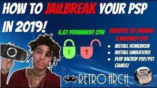 How To Mod/Jailbreak Your PSP In 2022! [Infinity Permanent 6.61 CFW] + PSP Games/Emulators!