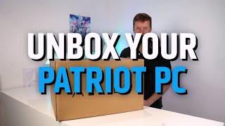 How to Unbox your Allied Patriot Gaming PC