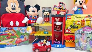 Disney Mickey Mouse Toys Unboxing Review | Happy Glamping Camper | Ready to Race Garage