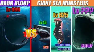 Dark Bloop vs Giant Sea Monsters Level Challenge | SPORE