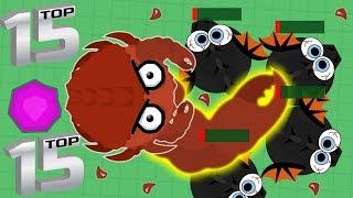 Mope.io - Top 15 King Crab Kills of All Time! + BD Killing Fails (Mope.io Top 15 List)