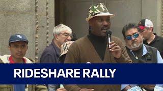 Chicago rideshare drivers demanding fair wages as passenger fares rise