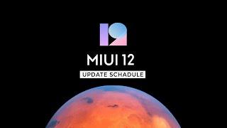 MIUI 12 Stable Update Official Schedule