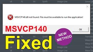 How To Fix msvcp140.dll Missing Error in Windows 10/8/7 - New Method 2021