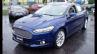 *SOLD* 2014 Ford Fusion Titanium Ecoboost Walkaround, Start up, Tour and Overview
